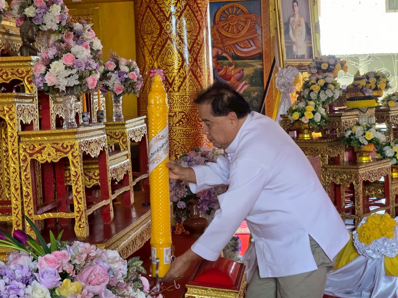 โครงการ ประเพณีวันเข้าพรรษา ประจำปี 2568 ถวายเทียนพรรษาจำนวน 9 วัด