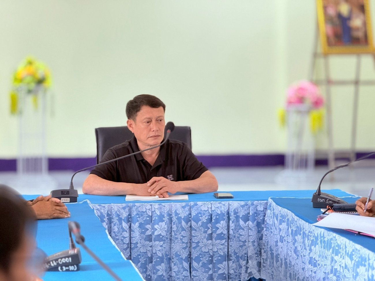 ประชุม การเตรียมความพร้อมในการแห่เทียนพรรษา